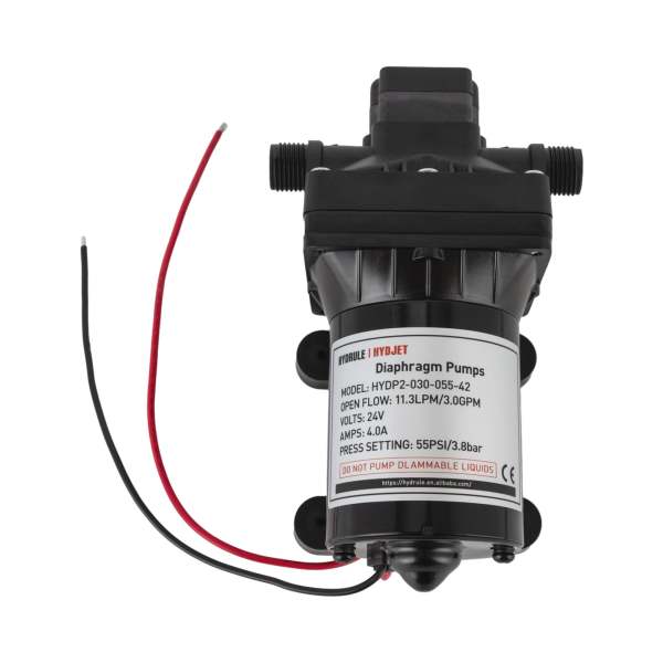 Pompe à eau pour caravane, camping-car, bateau, pression de 55 PSI, 12V, haut débit Pompe à eau pour caravane, camping-car, bateau, pression de 55 PSI, 12V, haut débit