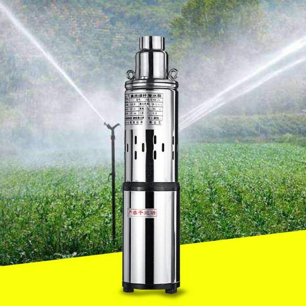 新sku24V DC 200W pompe submersible à énergie solaire pompe à eau pompe à puits profond 16L / min