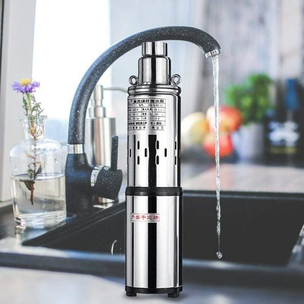 新sku24V DC 200W pompe submersible à énergie solaire pompe à eau pompe à puits profond 16L / min