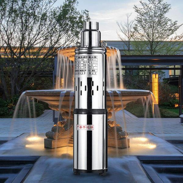 新sku24V DC 200W pompe submersible à énergie solaire pompe à eau pompe à puits profond 16L / min