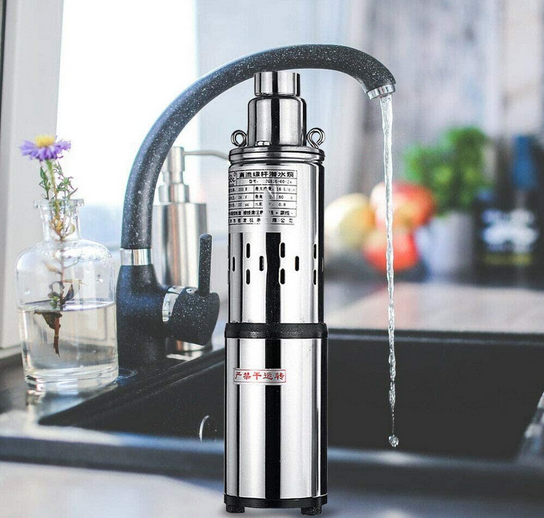 24V DC 200W pompe submersible à énergie solaire pompe à eau pompe à puits profond 16L / min