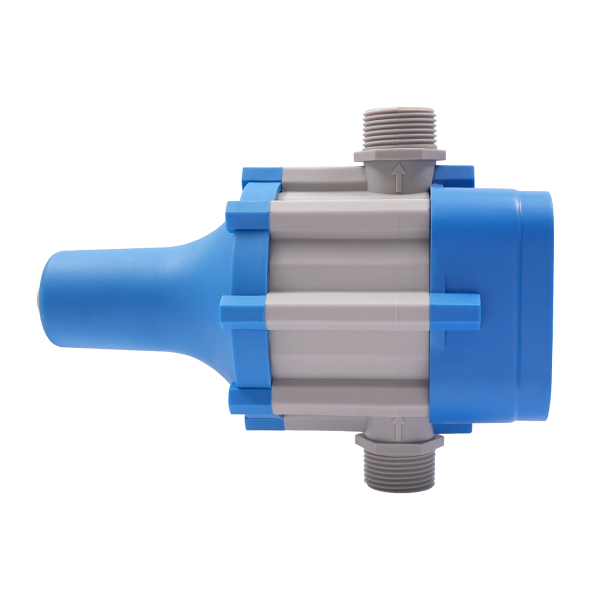Régulateur de pression de pompe à eau automatique, Régulateur de pression de pompe à eau intelligent, Bleu