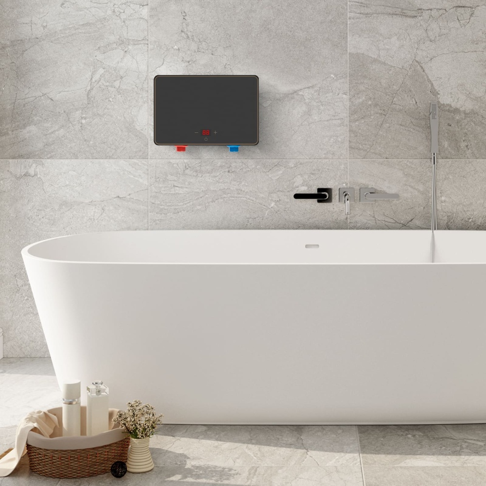 Chauffe-eau instantané sans réservoir 220 V pour douche de salle de bain à la maison