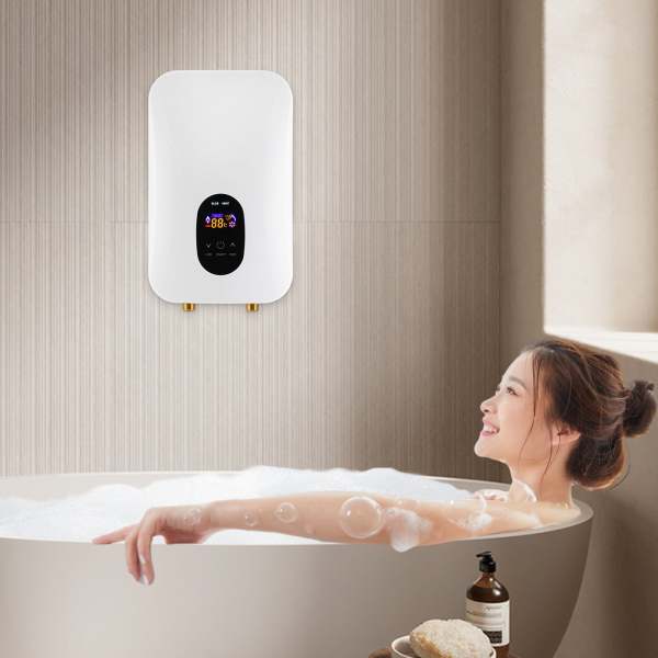 Chauffe-eau instantané pour lavabo - Résistant à la pression - Affichage numérique - Fonction thermostat - Fixation murale - Pour la maison Chauffe-eau instantané pour lavabo - Résistant à la pression - Affichage numérique - Fonction thermostat - Fixation murale - Pour la maison