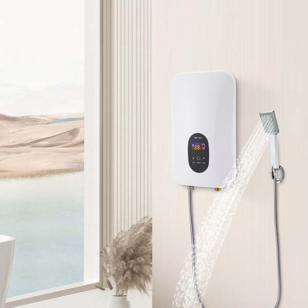 Chauffe-eau instantané pour lavabo - Résistant à la pression - Affichage numérique - Fonction thermostat - Fixation murale - Pour la maison Chauffe-eau instantané pour lavabo - Résistant à la pression - Affichage numérique - Fonction thermostat - Fixation murale - Pour la maison