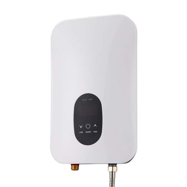 Chauffe-eau instantané pour lavabo - Résistant à la pression - Affichage numérique - Fonction thermostat - Fixation murale - Pour la maison