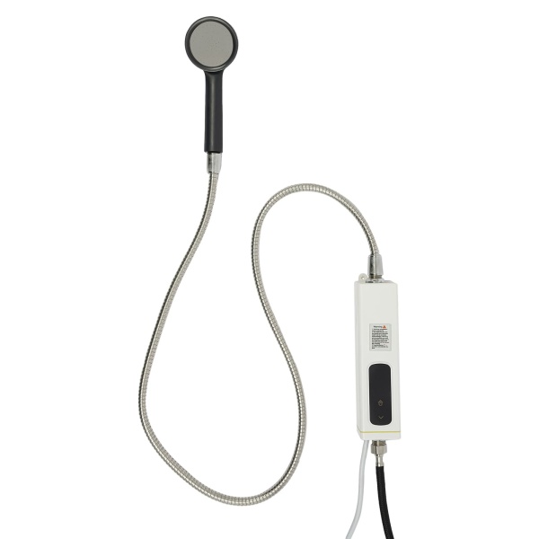 Chauffe-eau instantané électrique 3500 W avec affichage LED, mini chauffe-eau, blanc, sans réservoir, pour salle de bain et cuisine
