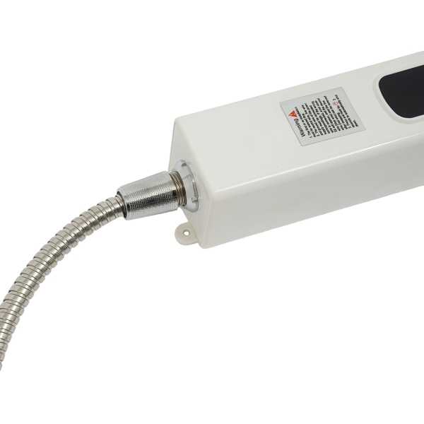 Chauffe-eau instantané électrique 3500 W avec affichage LED, mini chauffe-eau, blanc, sans réservoir, pour salle de bain et cuisine