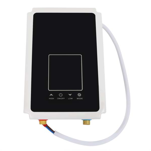 Chauffe-eau électrique instantané avec télécommande 6500 W 220 V Affichage numérique chauffe-eau auto-modulates pour lavabo et douche