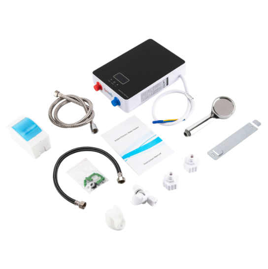Mini cuisine Chauffe-eau instantané 6000 W 230 V, Mini basse pression Sous-évier Chauffe-eau Tankless Cuisine LED, Économie d'énergie Mini cuisine Chauffe-eau instantané 6000 W 230 V, Mini basse pression Sous-évier Chauffe-eau Tankless Cuisine LED, Économie d'énergie