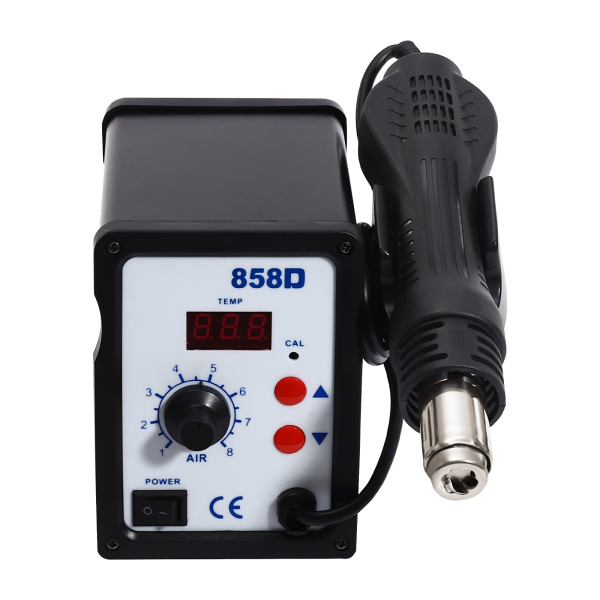 Pistolet à air chaud avec affichage digital et température réglable, Pistolet à air chaud portable, 700W