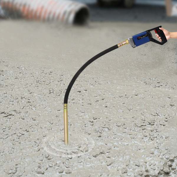 Vibrateur électrique pour béton, vibrateur industriel pour béton humide, 1280 W, 1300 W, 220 V, avec arbre ondulé de 6,6 FT/2 m, tuyau de 1,5 m, Φ 35 mm Vibrateur électrique pour béton, vibrateur industriel pour béton humide, 1280 W, 1300 W, 220 V, avec arbre ondulé de 6,6 FT/2 m, tuyau de 1,5 m, Φ 35 mm