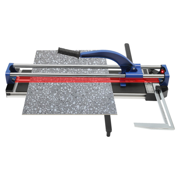 Coupe-carrelage manuel de 31 pouces avec roue en alliage de tungstène, outil de coupe de carrelage pour carrelage en céramique en porcelaine - Bleu