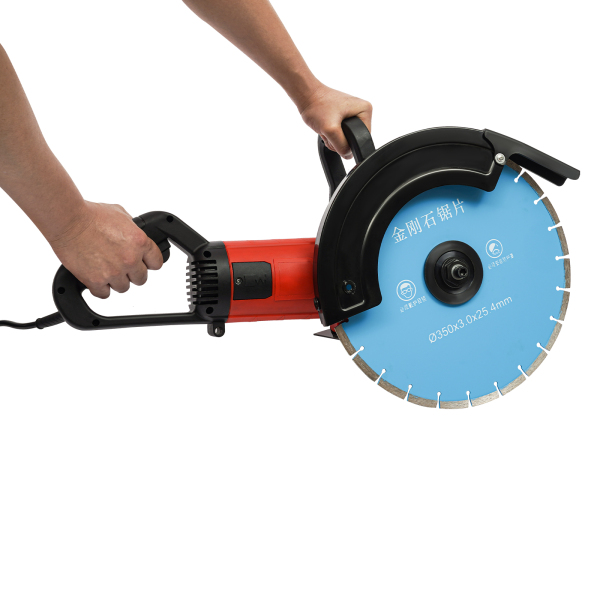 Machine de découpe électrique 3,5 kw, Machine de découpe murale, lame de scie de 350mm, Machine à rainurer électrique utilisée pour rainurer les murs en granit