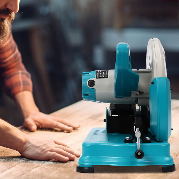 Scie à découper en métal 2800 W Scie à découper Machine de découpe multifonctionnelle avec une poignée ergonomique une base épaissie Pieds antidérapants pour couper du bois Scie à découper en métal 2800 W Scie à découper Machine de découpe multifonctionnelle avec une poignée ergonomique une base épaissie Pieds antidérapants pour couper du bois