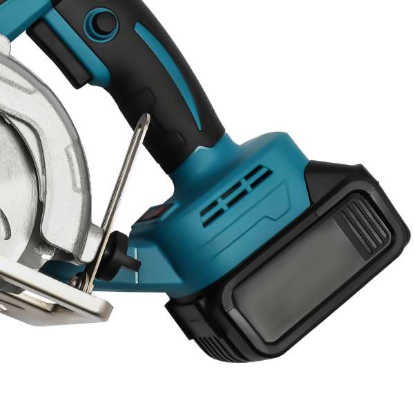 Scie circulaire sans fil, scie circulaire 4.0Ah batterie, 4000RPM, 0-45° coupe oblique, 4.9