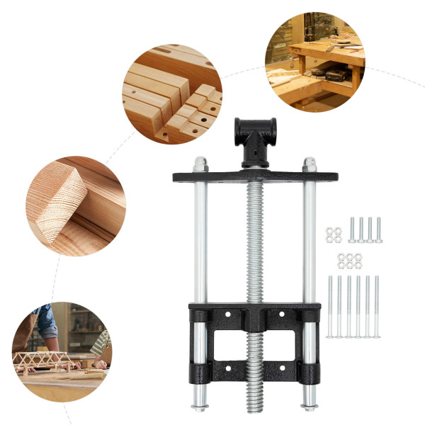 Pince de Table professionnelle pour le travail du bois de 7 pouces, étau avant pour le travail du bois, utilisé pour la sculpture et le ponçage des métaux Pince de Table professionnelle pour le travail du bois de 7 pouces, étau avant pour le travail du bois, utilisé pour la sculpture et le ponçage des métaux