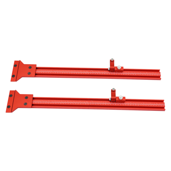 Rail de guidage de positionnement pour scie à rail, quatre bandes de 11,8*1,8 pouces, avec une portée maximale de 54,9 pouces Rail de guidage de positionnement pour scie à rail, quatre bandes de 11,8*1,8 pouces, avec une portée maximale de 54,9 pouces