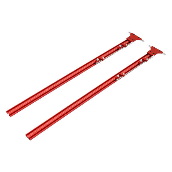 Rail de guidage de positionnement pour scie à rail, quatre bandes de 11,8*1,8 pouces, avec une portée maximale de 54,9 pouces Rail de guidage de positionnement pour scie à rail, quatre bandes de 11,8*1,8 pouces, avec une portée maximale de 54,9 pouces