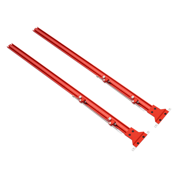 Rail de guidage de positionnement pour scie à rail, quatre bandes de 11,8*1,8 pouces, avec une portée maximale de 54,9 pouces Rail de guidage de positionnement pour scie à rail, quatre bandes de 11,8*1,8 pouces, avec une portée maximale de 54,9 pouces
