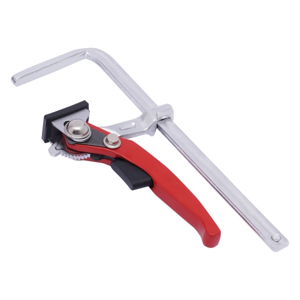 Lot de 2 serre-joints à levier pour table - Diamètre de serrage : 200 mm - Profondeur de serrage : 60 mm - Pour ponçage, découpe de précision