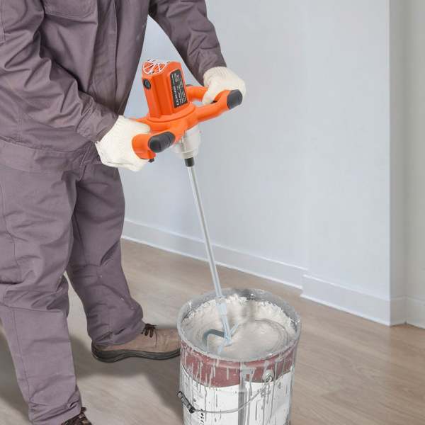 Agitateur à mortier, mélangeur électrique, mélangeur à mortier, agitateur à béton pour mélanger les peintures, vernis, ciment