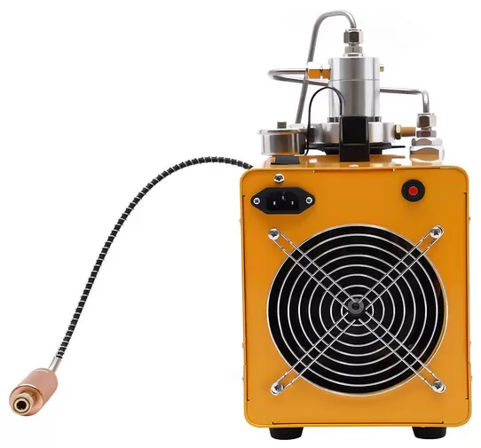 Hogedrukcompressor 50L/min 300bar PCP-inflator Luchtgeweercompressor, lektesten, druktesten, PCP-luchtcompressor