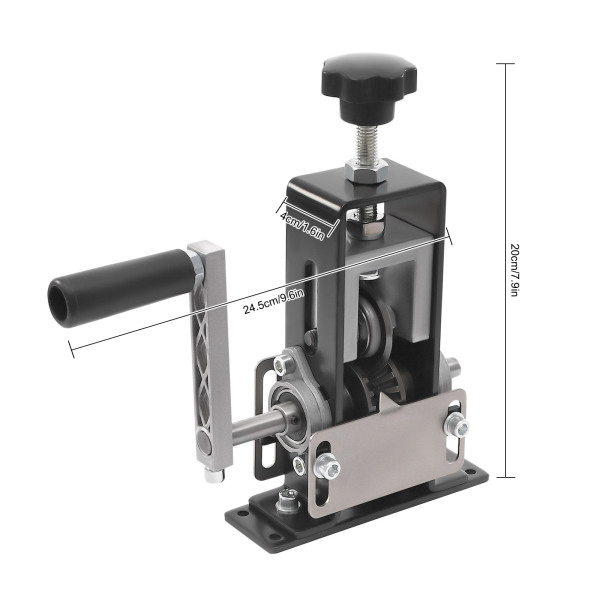 Machine à dénuder les câbles, Outil à dénuder les câbles, Outil manuel à dénuder les câbles, Diamètre de dénudage : 1-21mm, 24.5*4*20cm, Noir