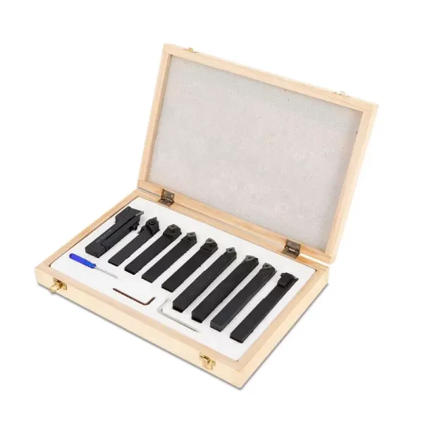 Jeu de 9 outils de coupe en carbure de tungstène