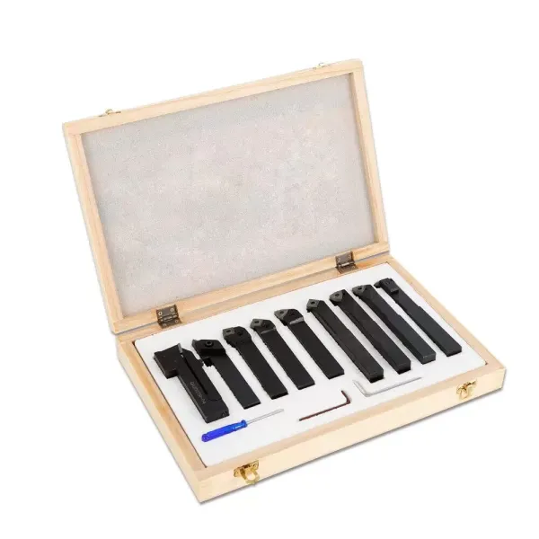 Jeu de 9 outils de coupe en carbure de tungstène