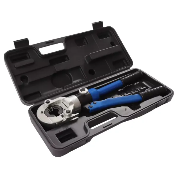 Outil de sertissage de tuyaux hydrauliques, pour raccords de tubes en cuivre, avec pince de pressage de tuyaux en cuivre à mâchoires de 1/2", 3/4" et 1"