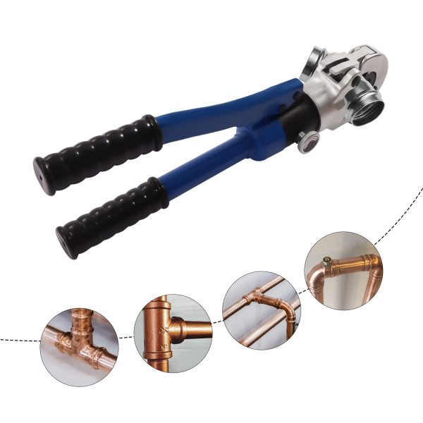Raccord de tuyau en cuivre - Outil de sertissage pour tubes hydrauliques de VAU15, VAU20 et VAU25 Raccord de tuyau en cuivre - Outil de sertissage pour tubes hydrauliques de VAU15, VAU20 et VAU25