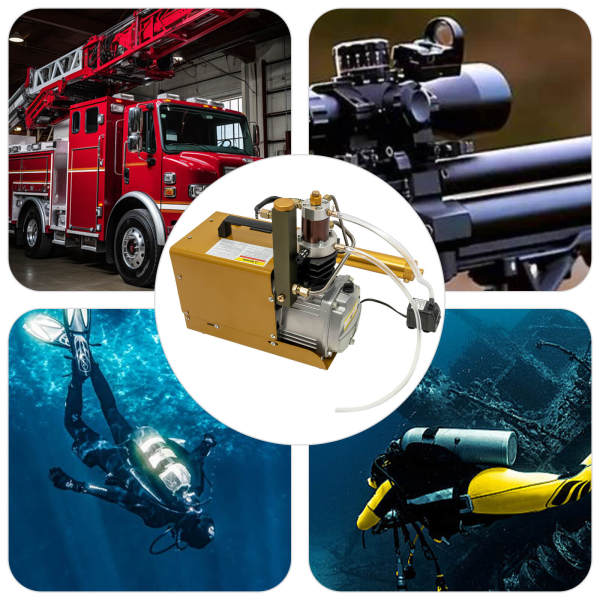 Pompe submersible électrique 220V - Compresseur d'air haute pression PCP - Pompe submersible - 30 MPa 4500PSI