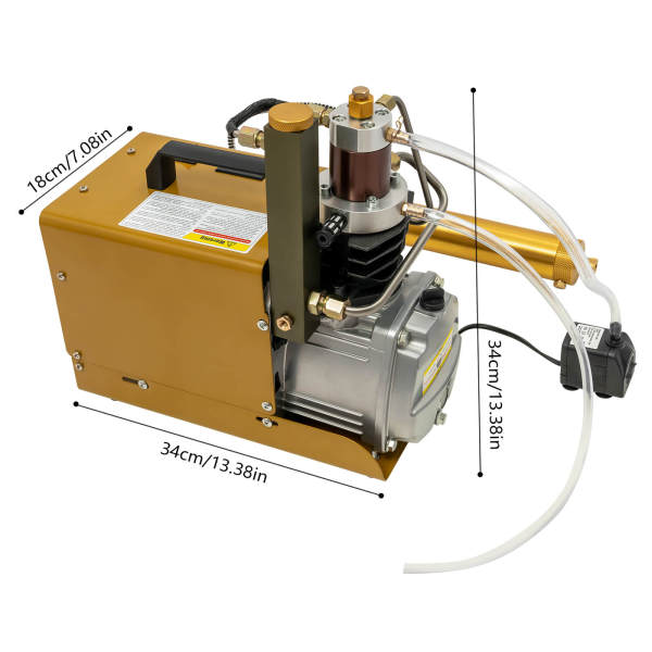 Pompe submersible électrique 220V - Compresseur d'air haute pression PCP - Pompe submersible - 30 MPa 4500PSI