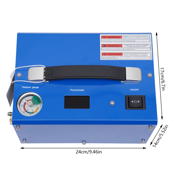 Compresseur de pompe à air PCP 4500psi, haute pression 30MPa/300Bar, pompe 250W, avec transformateur Compresseur de pompe à air PCP 4500psi, haute pression 30MPa/300Bar, pompe 250W, avec transformateur