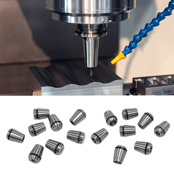 16PC ER25 Pinces de serrage pour fraiseuses, 1-16mm CNC Drilling Milling Machine Chuck Chuck, Clamping range : 1-16mm, Silver 16PC ER25 Pinces de serrage pour fraiseuses, 1-16mm CNC Drilling Milling Machine Chuck Chuck, Clamping range : 1-16mm, Silver