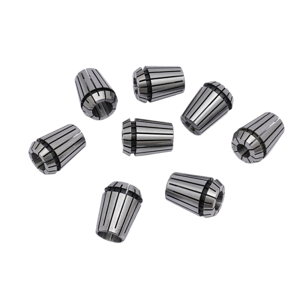 16PC ER25 Pinces de serrage pour fraiseuses, 1-16mm CNC Drilling Milling Machine Chuck Chuck, Clamping range : 1-16mm, Silver 16PC ER25 Pinces de serrage pour fraiseuses, 1-16mm CNC Drilling Milling Machine Chuck Chuck, Clamping range : 1-16mm, Silver