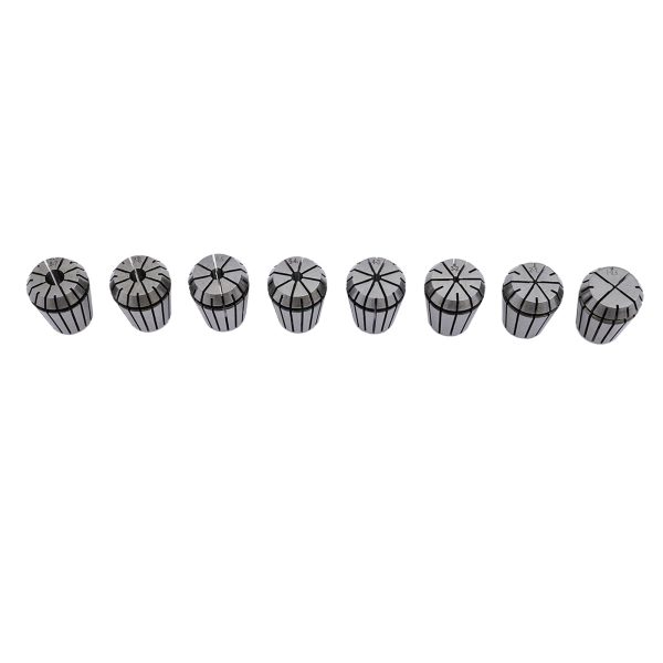 16PC ER25 Pinces de serrage pour fraiseuses, 1-16mm CNC Drilling Milling Machine Chuck Chuck, Clamping range : 1-16mm, Silver 16PC ER25 Pinces de serrage pour fraiseuses, 1-16mm CNC Drilling Milling Machine Chuck Chuck, Clamping range : 1-16mm, Silver
