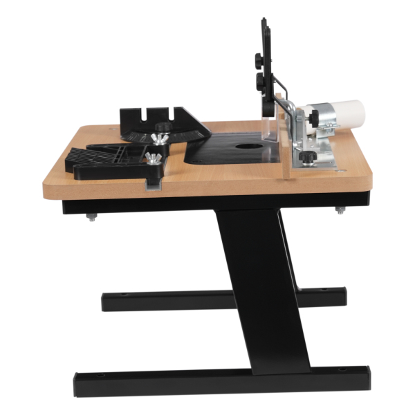 3,485 / 5,000 Table de toupie pour le travail du bois Table de toupie en MDF 16,93 x 15,75 pouces Utilisée dans la coupe du bois Traitement