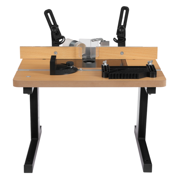 3,485 / 5,000 Table de toupie pour le travail du bois Table de toupie en MDF 16,93 x 15,75 pouces Utilisée dans la coupe du bois Traitement