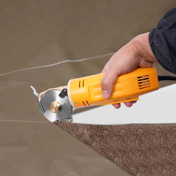 170W Tondeuse électrique rotative pour Tissus Multicouches, Tondeuse électrique rotative pour Tissu, Cuir et Tapis avec Lames