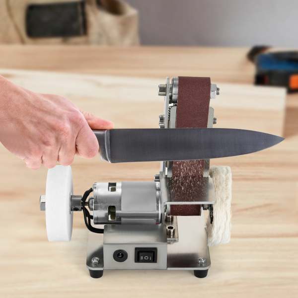 Mini ponceuse à bande, Ponceuse électrique de table, Ponceuse de table