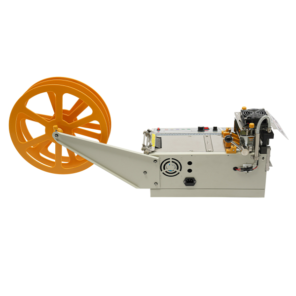 Machine de découpe de sangle 400 W 220 V Coupe-ruban automatique à chaud et à froid Coupe-tissu 15,75 x 11,8 x 11 pouces Blanc Machine de découpe de sangle 400 W 220 V Coupe-ruban automatique à chaud et à froid Coupe-tissu 15,75 x 11,8 x 11 pouces Blanc