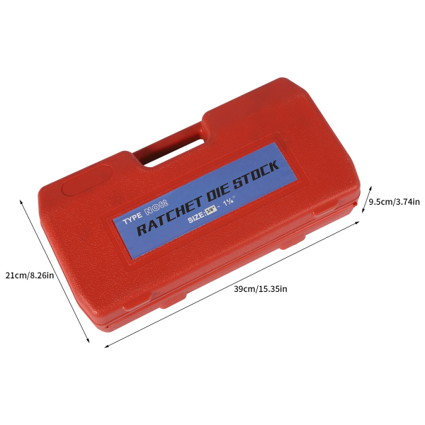 Kit d'enfilage de tuyaux avec kit d'enfilage de tuyaux à cliquet pour plombiers avec 6 matrices et étui de rangement