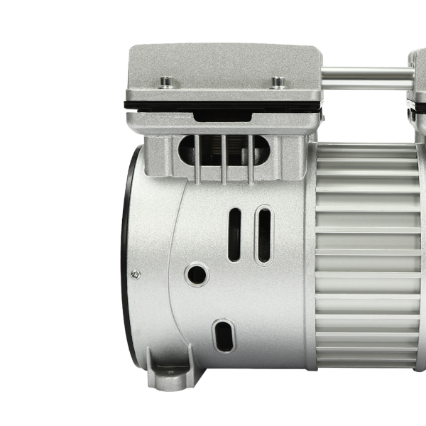 Tête d'air de pompe à air silencieuse sans huile, petit moteur de tête de pompe à air adapté aux expériences d'étanchéité aux gaz, aspiration chirurgicale sous vide, transformation des aliments