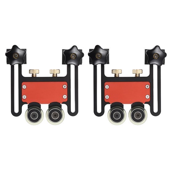 Adaptateur de scie circulaire de Table, 2 pièces, rouleau de guidage de matériau auxiliaire pour scies de Table à bois