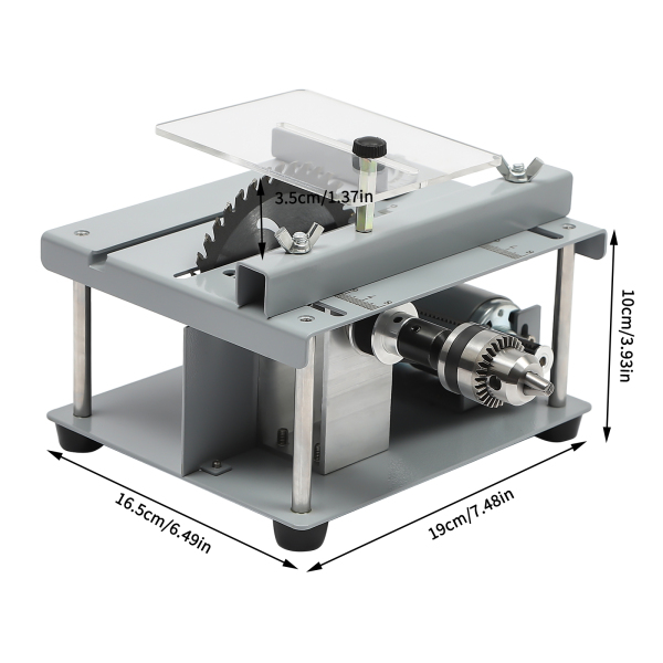 CNCEST Mini scie à Table scie d'établi pour le travail du bois outil de coupe de bricolage ensemble de scie à Table 10000 tr/min CNCEST Mini scie à Table scie d'établi pour le travail du bois outil de coupe de bricolage ensemble de scie à Table 10000 tr/min