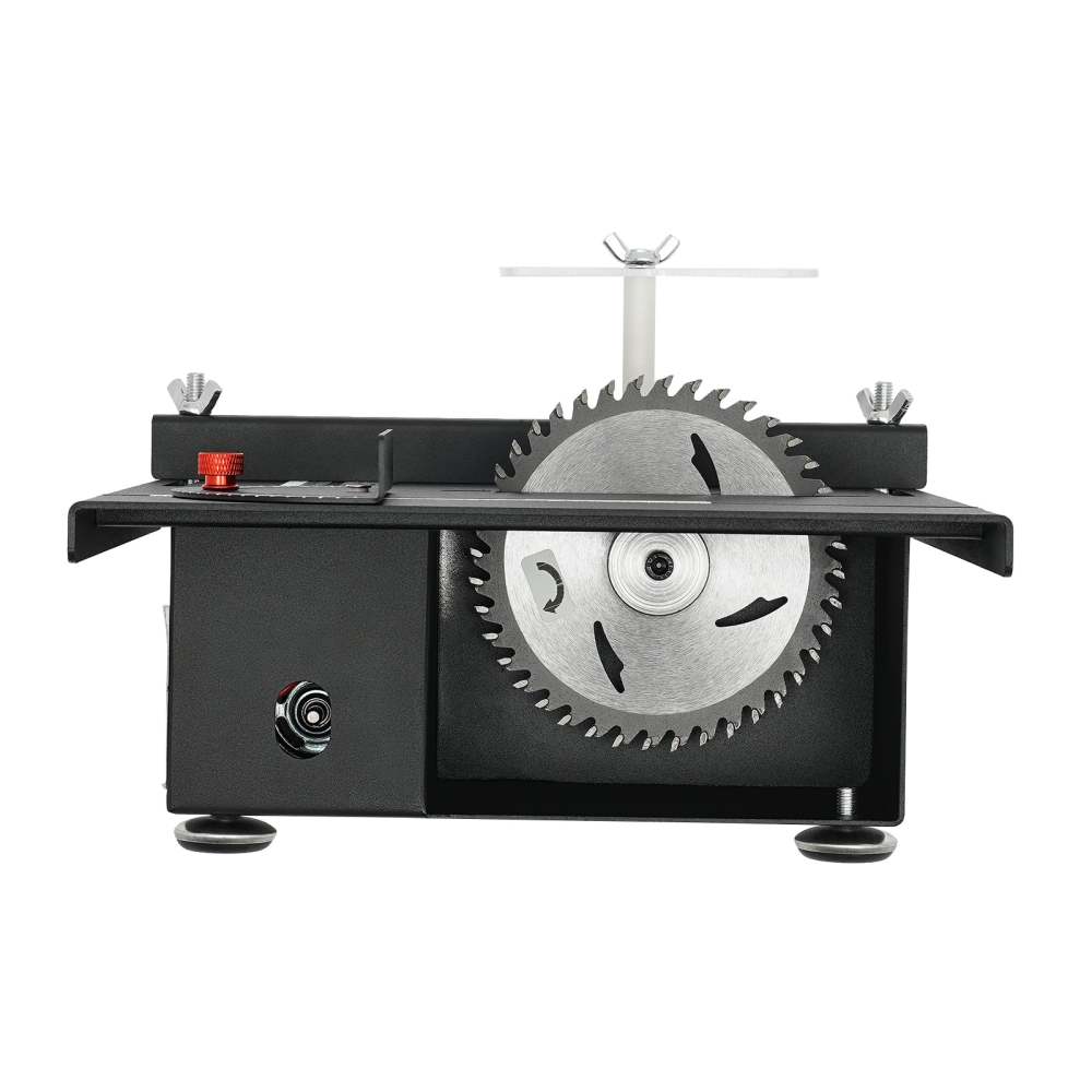 Scie circulaire de table - Profondeur de coupe : 33 mm - Mini scie de table multifonction - Travail du bois - Précision - Scie de bureau