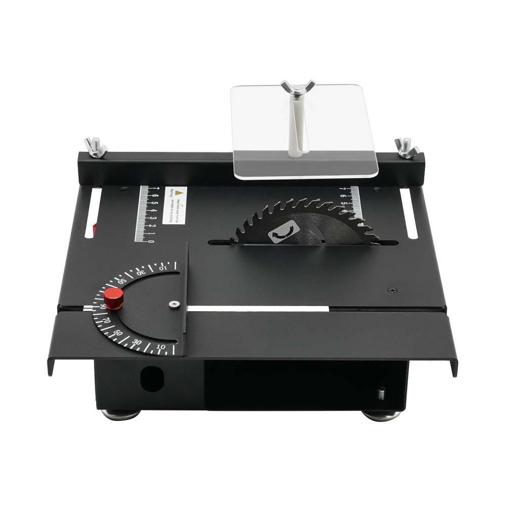 Scie circulaire de table - Profondeur de coupe : 33 mm - Mini scie de table multifonction - Travail du bois - Précision - Scie de bureau