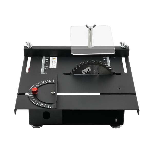 Scie circulaire de table - Profondeur de coupe : 33 mm - Mini scie de table multifonction - Travail du bois - Précision - Scie de bureau